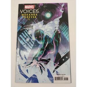 MARVEL'S VOICES WAKANDA FOREVER‎ 1 NM DARBOE VARIANT FIRST "LAST" BLACK PANTHER